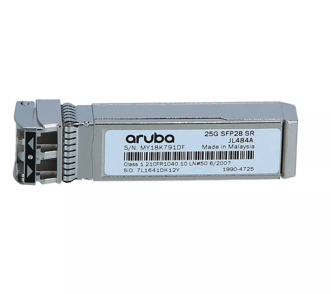 HPE JL484A Aruba 25G Sfp28 Lc Sr 100m Mmf Transceiver