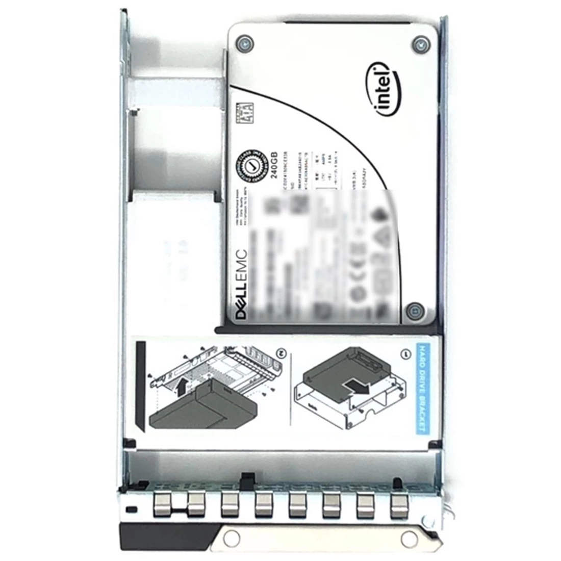 Dell 400-BDUW 240GB SATA-6Gbps Mix Use TLC 512e 2.5in Solid State Drive in 3.5in Hybrid Carrier