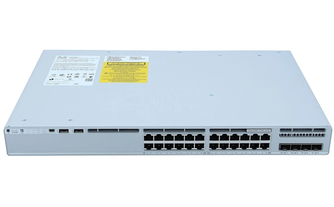 Cisco C9200L-24P-4X-A Catalyst 9200L L3 Switch 24 PoE+ Ethernet Port