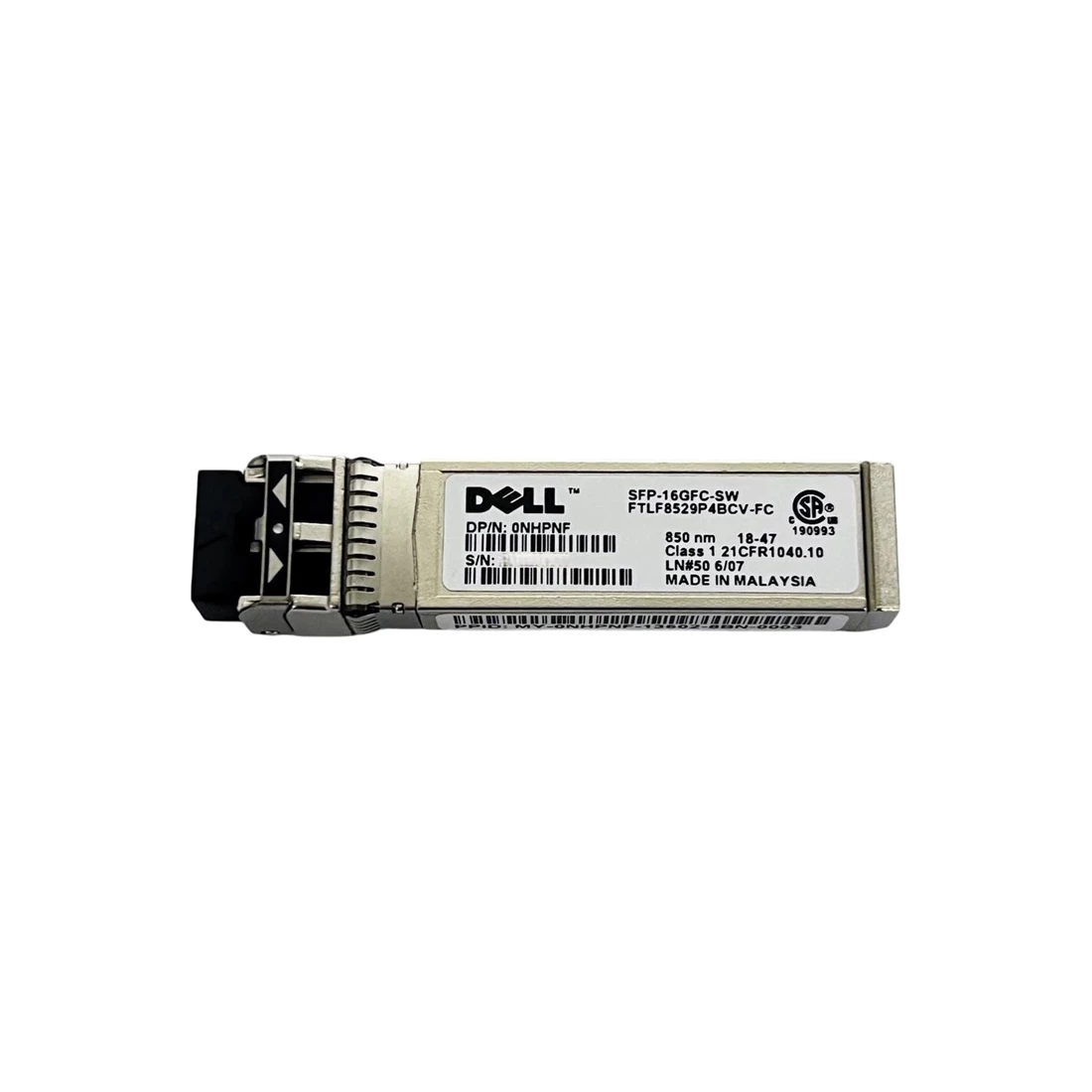 Dell NHPNF 16G Fibre Channel (16GFC) SFP+ 100M Optical Transceiver
