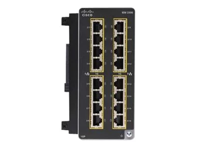 Cisco - IEM-3300-16P CATALYST IE3300 Rugged 16Ports GE POE+ Expansion Module