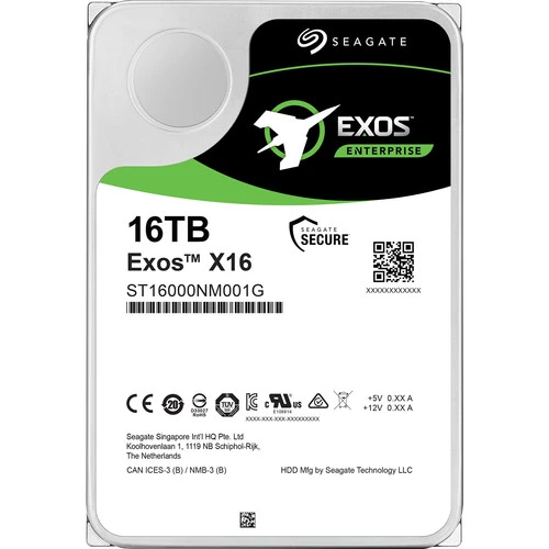 ST16000NM001G SEAGATE Exos X16 16tb SATA 6Gb/s 3.5inch hard drive ST16000NM001G SEAGATE Exos X16 16tb SATA 6Gb/s 3.5inch hard drive