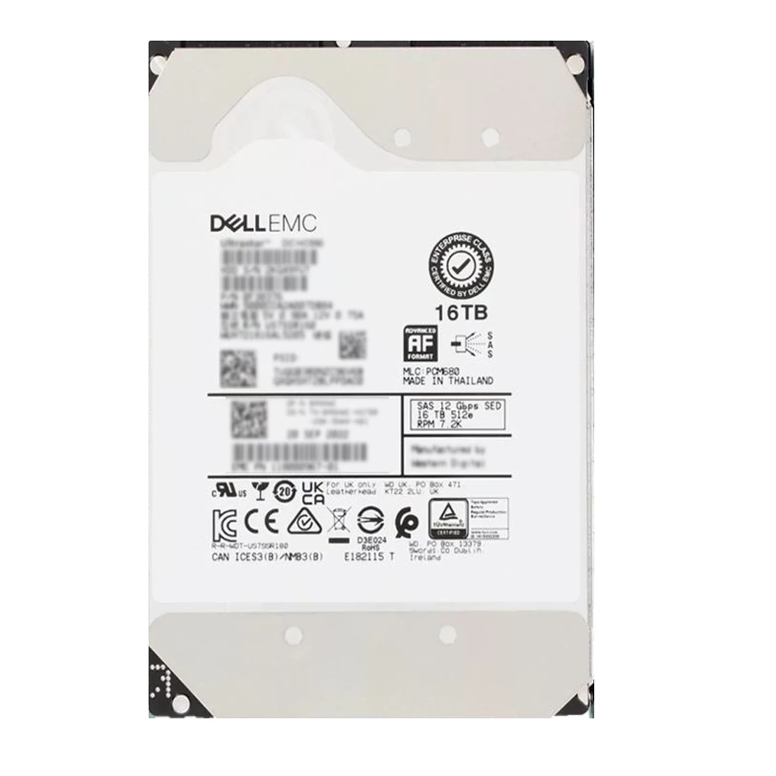 Dell AA715978 Ultrastar DC HC550 16TB SAS-12Gbps 7.2K 512e/4kn 512MB 3.5" Hdd