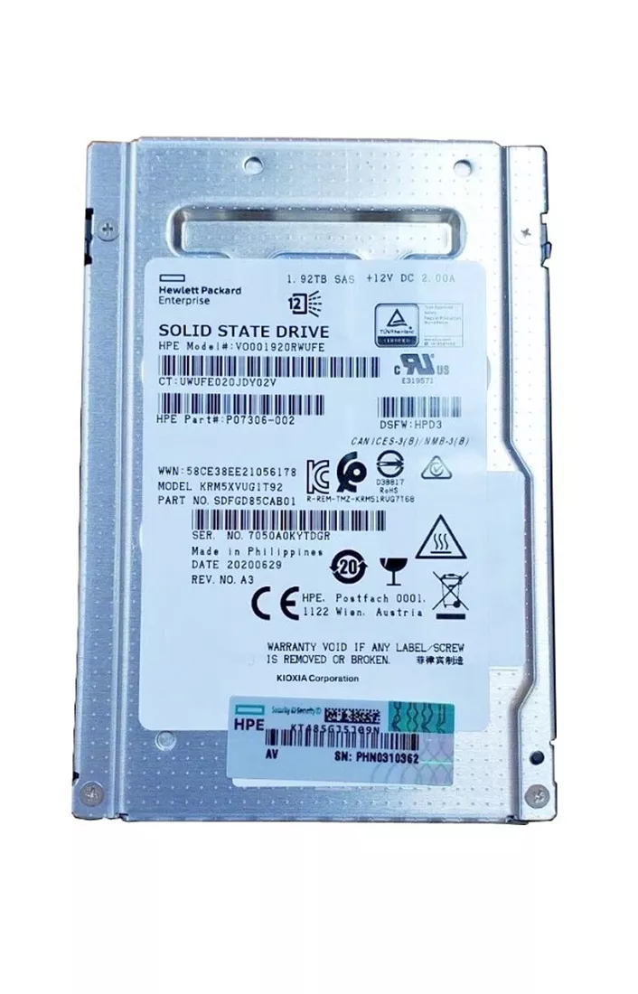 HP 600GB 6G SAS 10K rpm SFF 2.5'' Enterprise Hard Drive