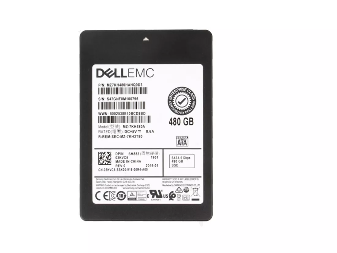 さとぽ Samsung SM883 MZ-7KH480A Mixed Use SSD 480 GB SATA 6Gb/s