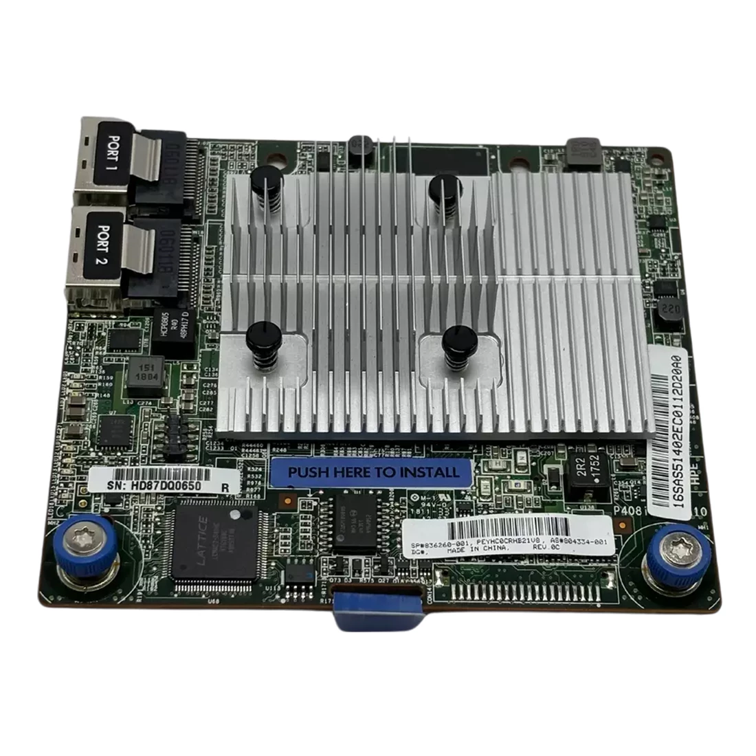 HPE 804334-002 Smart Array P408i-A SR Gen10 (8 Internal Lanes/2GB Cache) 12G SAS Modular Controller Ref