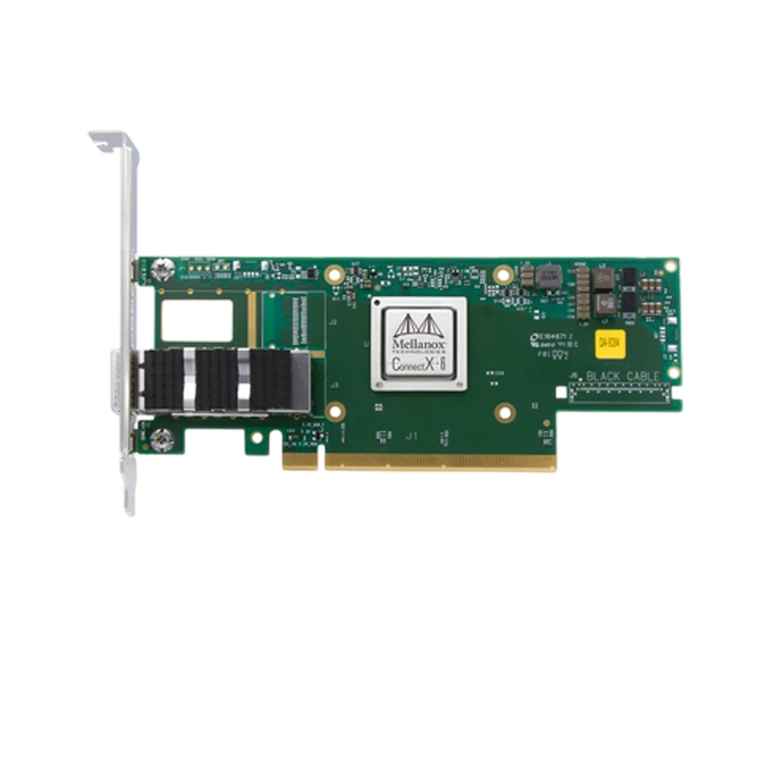 Dell GF90C Mellanox ConnectX-6 Single Port HDR100 QSFP56 Infiniband Adapter, PCIe Low Profile