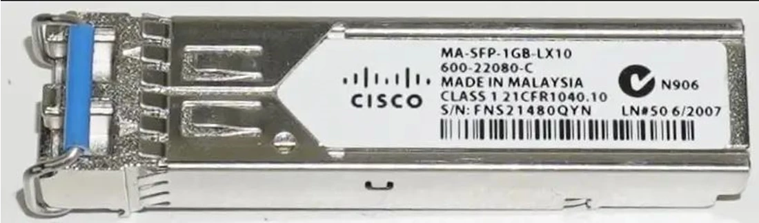 Cisco Meraki MA-SFP-1GB-LX10 SFP (mini-GBIC) Transceiver