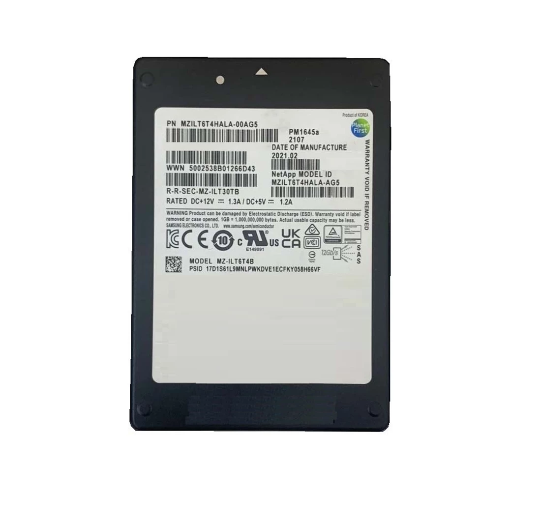 Samsung PM1733 MZWLJ7T6HALA-00AG5 SSD 7.68 TB PCIe 4.0 x4 (NVMe) Refurbished