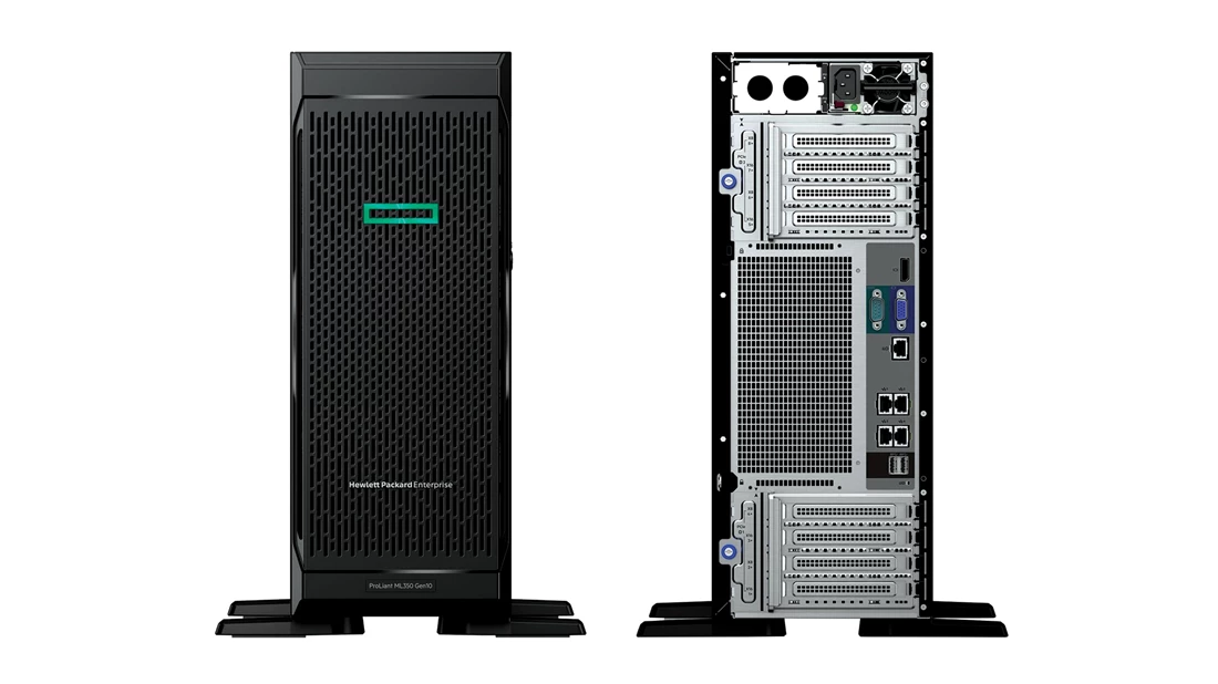 HPE P21786-001 ML350 Gen10 3206R 1P 16GB-R S100I 4LFF 1X500W RPS Tower Server