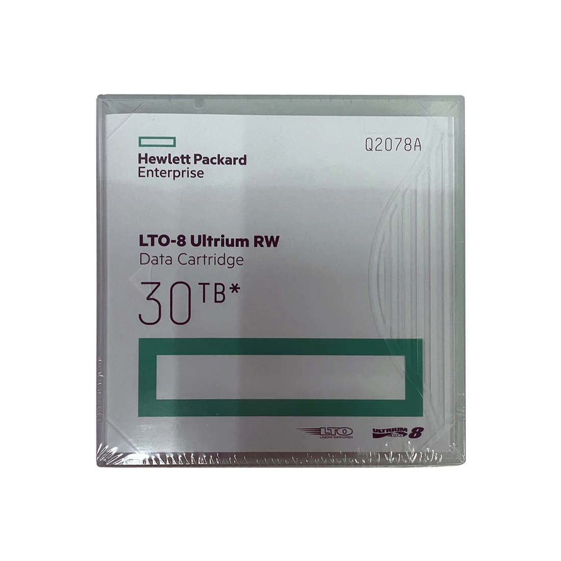 HPE Q2078AL LTO-8 ULTRIUM 30TB RW CUSTOM LABELED LIBRARY PACK 20 DATA 