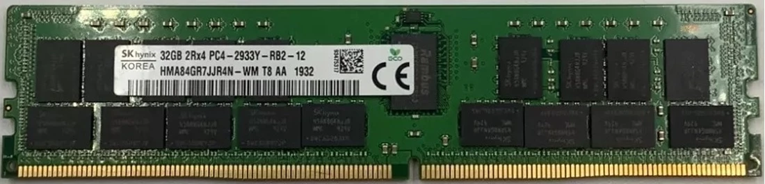 Hynix HMA84GR7JJR4N-WM 32GB PC4-23400 DDR4 2933MT/s 2Rx4 ECC Memory New