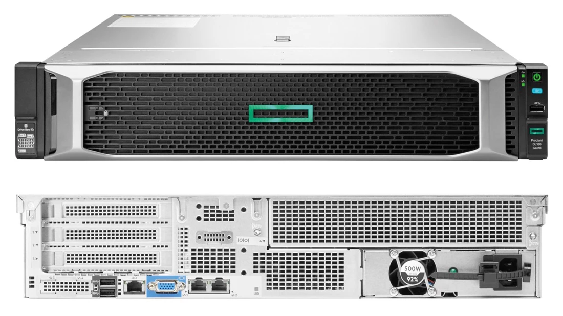 HPE P35519-B21 DL180 Gen10 4210R 2.4GHz 10-core 1P 16GB-R S100i 8SFF 500W PS Server