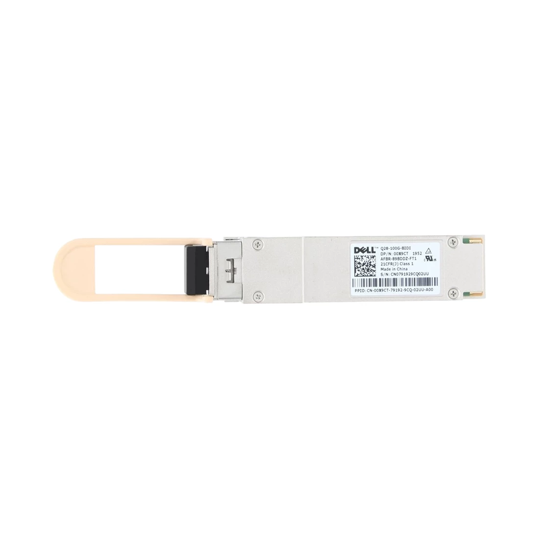 Dell Q28-100G-BIDI Networking Transceiver 100GbE QSFP28 BIDI 850/900nm LC Duplex MMF