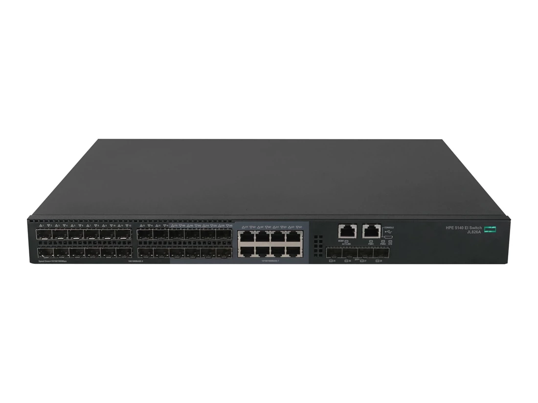 HPE JL826A FlexNetwork 5140 24G SFP W/8G Combo 4SFP+ EI Switch F/S