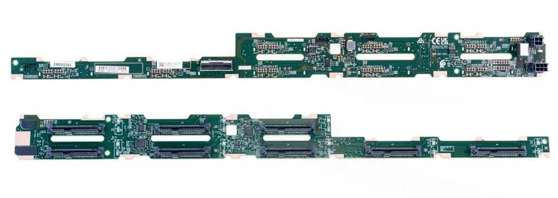 HPE P26429-B21 8SFF x4 Tri-Mode 24G U.3 Basic Carrier Backplane only Refurbished