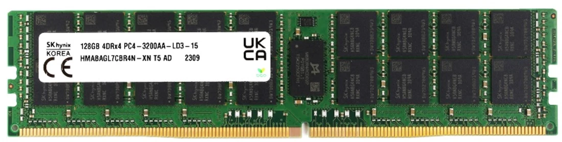 Hynix HMABAGL7ABR4N-XN 128GB PC4-25600 DDR4-3200MT/s 4Rx4 ECC Memory Refurbished