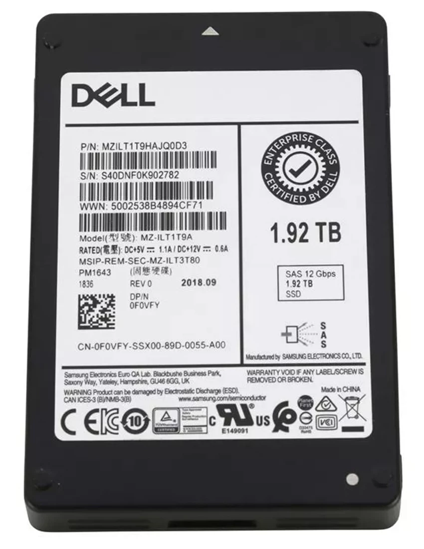KIOXIA KCD8XVUG1T60 1.6TB NVMe CD8-V Series SIE 3DWPD Data