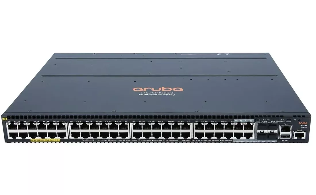 HPE JL322A Aruba 2930M 48G PoE+ 1440W (NO PSU) 1-Slot Switch