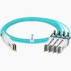 Cisco QDD-400-AOC1M 400G QSFP-DD Active Optical Cable, 1M