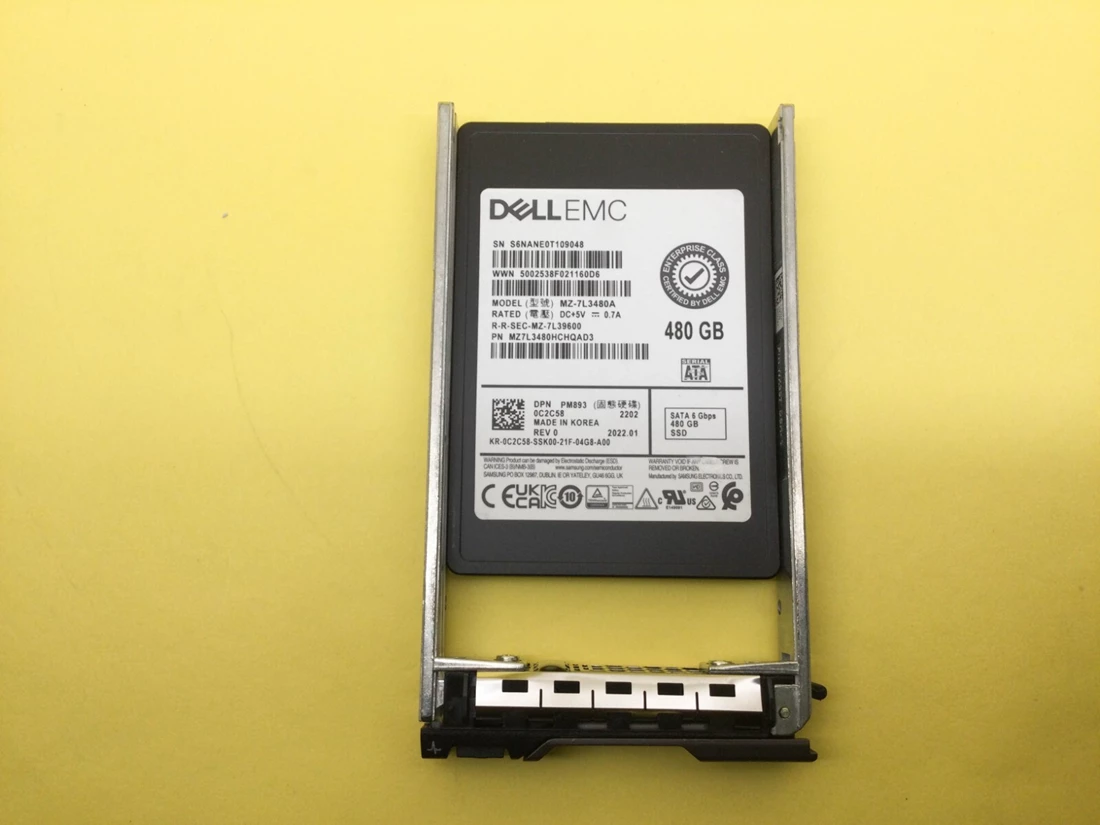 Dell C2C58 480GB SSD SATA Mix Use 6Gbps TLC 2.5in Hot-Plug Drive