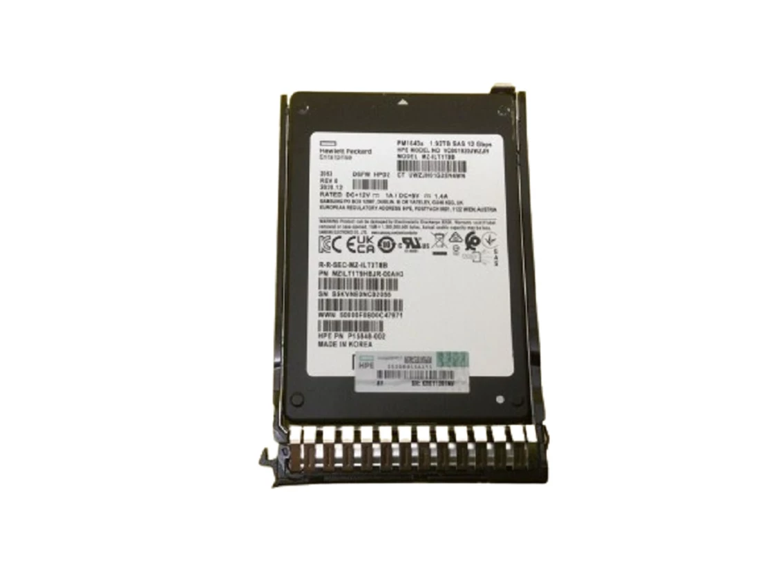 HPE VO001920JWZJH Read Intensive SSD 1.92 TB SAS 12Gb/s Refurbished