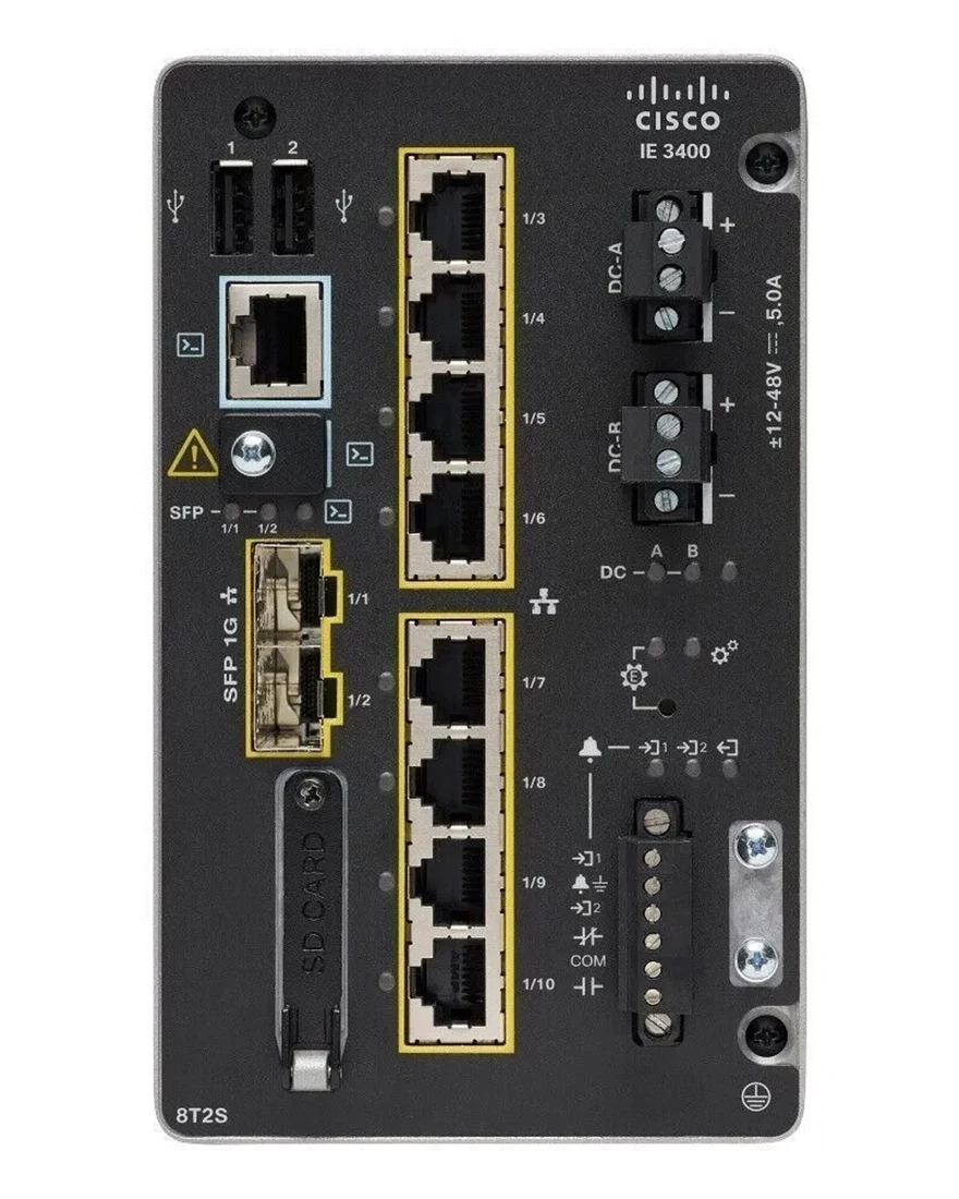 CISCO IE-3400-8T2S-A Catalyst Rugged Network Advantage Switch
