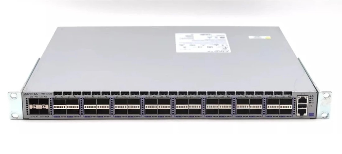 Arista DCS-7160-32CQ-F 7160 High Capacity 32 x 100GbE QSFP front to rear switch