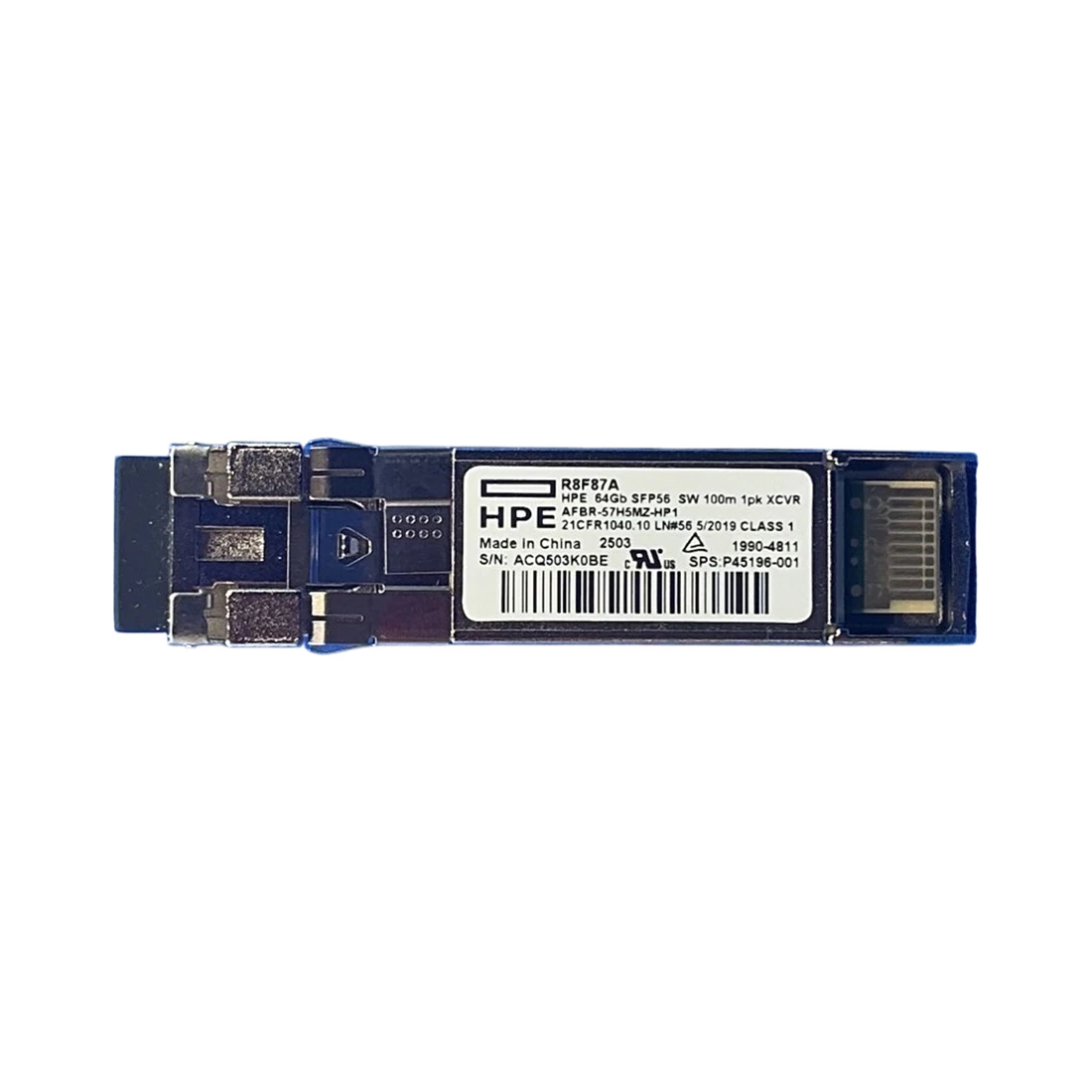HPE P45196-001 64GB SFP56 Shortwave 100m 1 Pack Transceiver