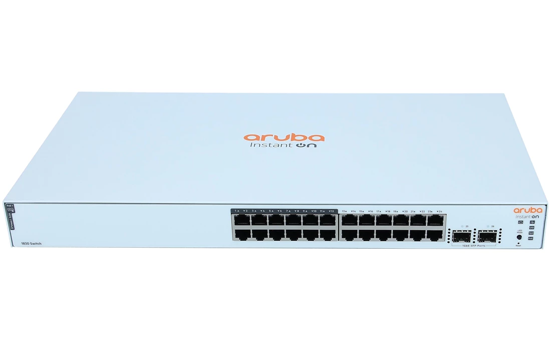HPE JL813A Aruba Instant on 1830 24G 12p Cl4 PoE 2SFP 195W Switch