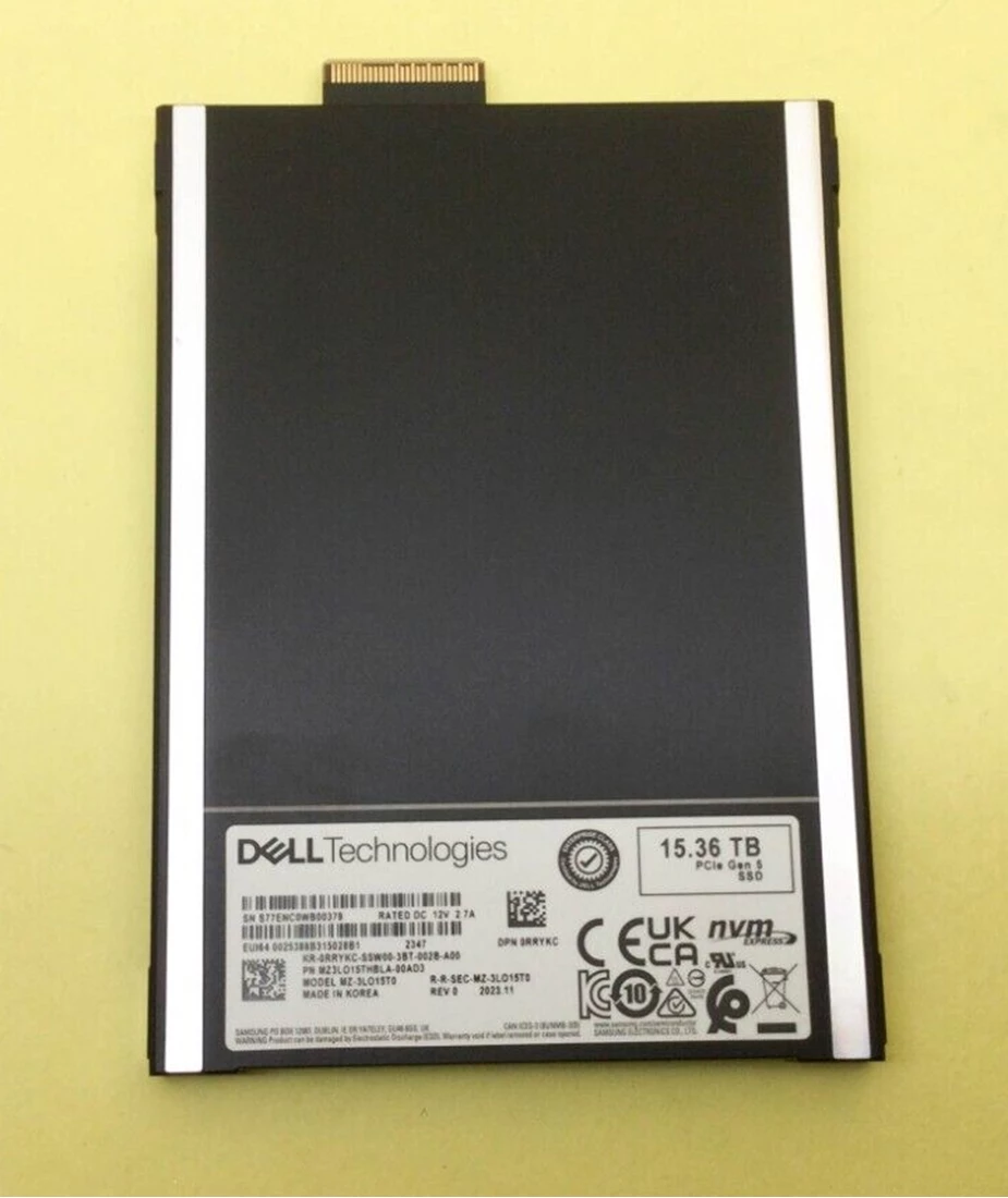Samsung MZ3LO15THBLA-00AD3 15.36TB PCIe 5.0 E3.S NVMe 2.5inch Ssd.