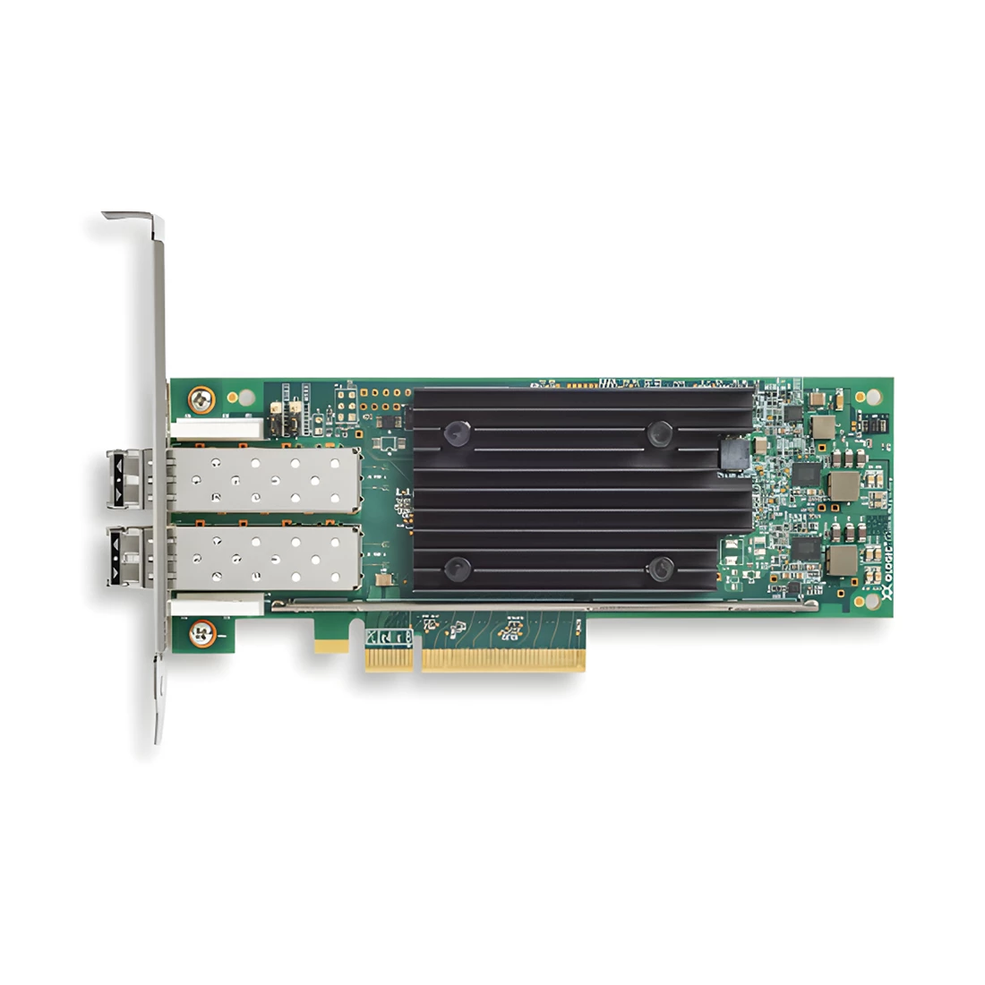 QLOGIC QLE2872-SR-SP 64Gb Dual Port Fibre Channel SAN PCIe Host Bus Adapter.