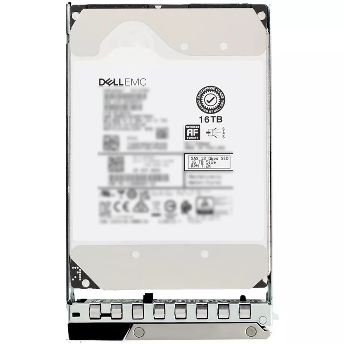 Dell 161-BBEI 16TB SED FIPS-140 7200 RPM SAS 12Gbps 512e 512MB 3.5inch Hot-Plug HDD with Tray