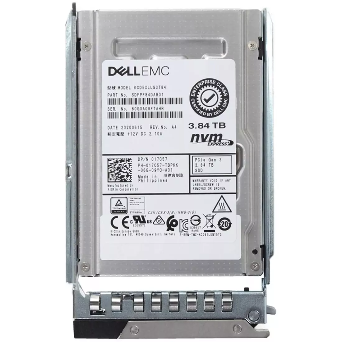 Dell 17C57 NVMe PCIe Gen3x4 Inch SSD