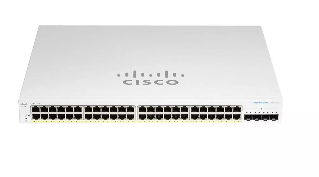 Cisco CBS220-48FP-4X 48-Port GE PoE+ 4x10G SFP+ Managed Network Switch