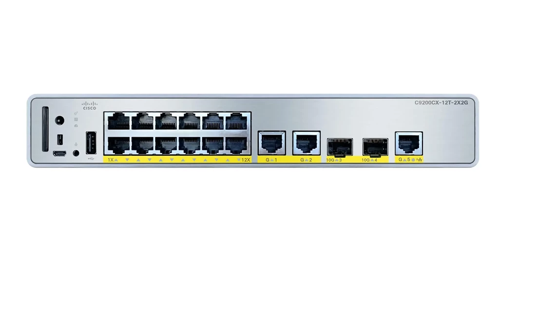 Cisco C9200CX-12T-2X2G-A Catalyst 9200CX 12-Port 1G, 2x10G and 3x1G Network Advance Switch f/s