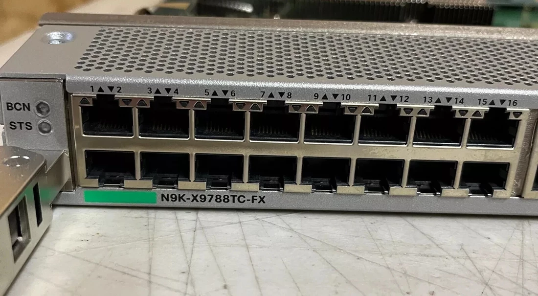 Cisco N9K-X9788TC-FX 48-Port 1/10 GbE & 4-Port 40/100 GbE Line Card