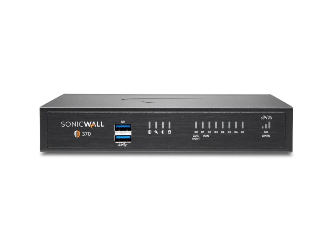 SonicWall 02-SSC-2825 TZ370 Network Security Appliance Next-Generation Firewall, Desktop 