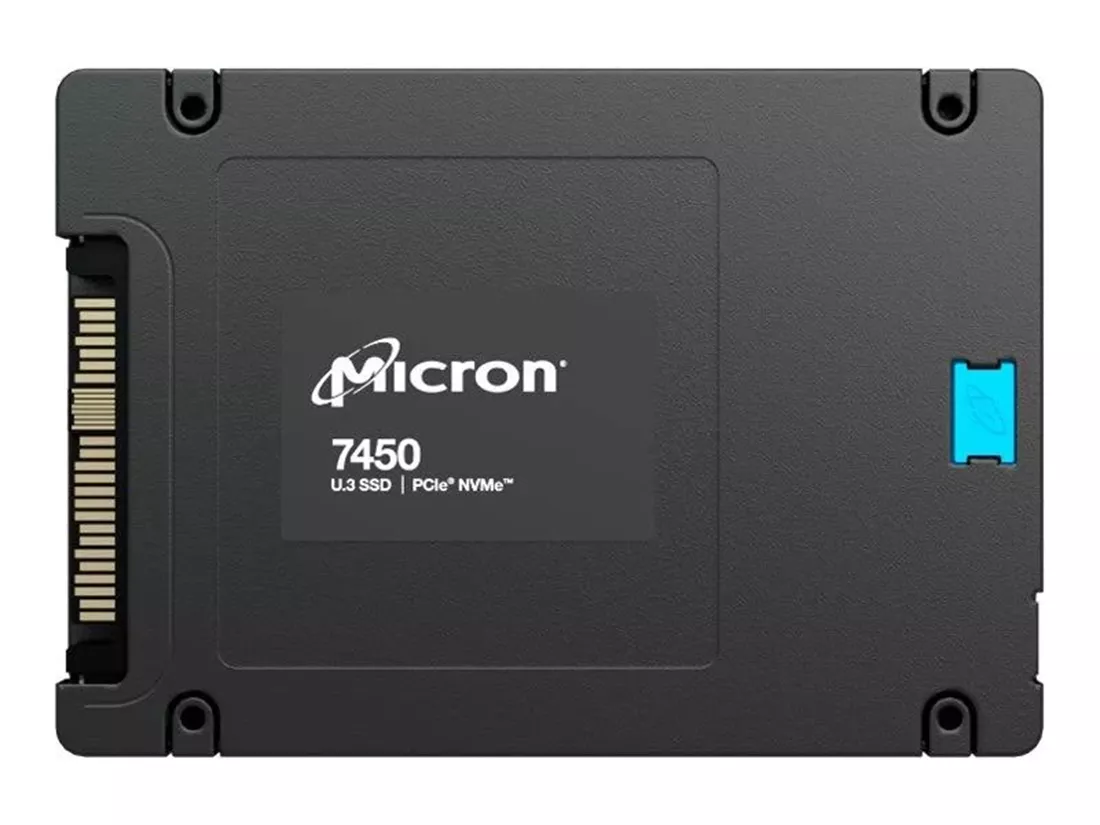 Micron MTFDKCB7T6TFR-1BC15A 7450 Pro 7.68TB U.3 7mm 2.5-Inch PCIe 4.0 (NVMe) SED SSD