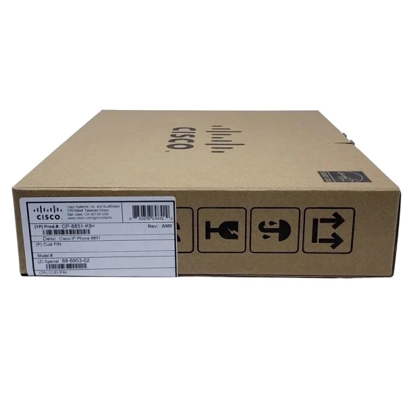 Cisco CP-8851-3PCC-K9 IP Phone 8851 with Multi-Platform Phone Firmware Brand New