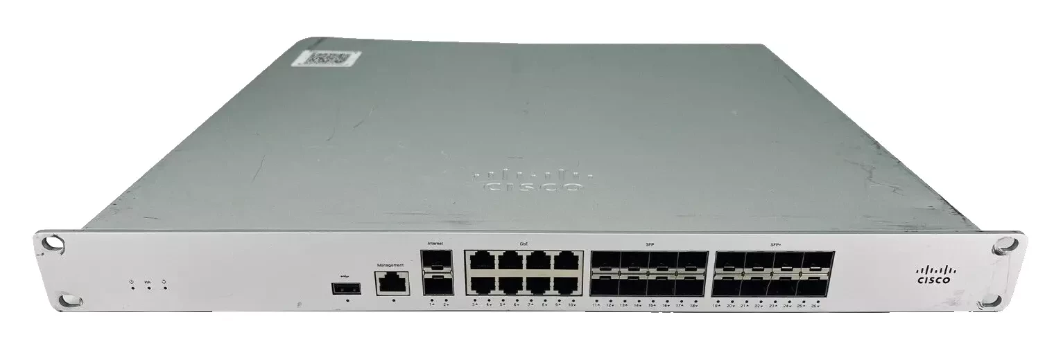 Cisco MX250-HW Meraki MX250 Cloud Managed Security Appliance