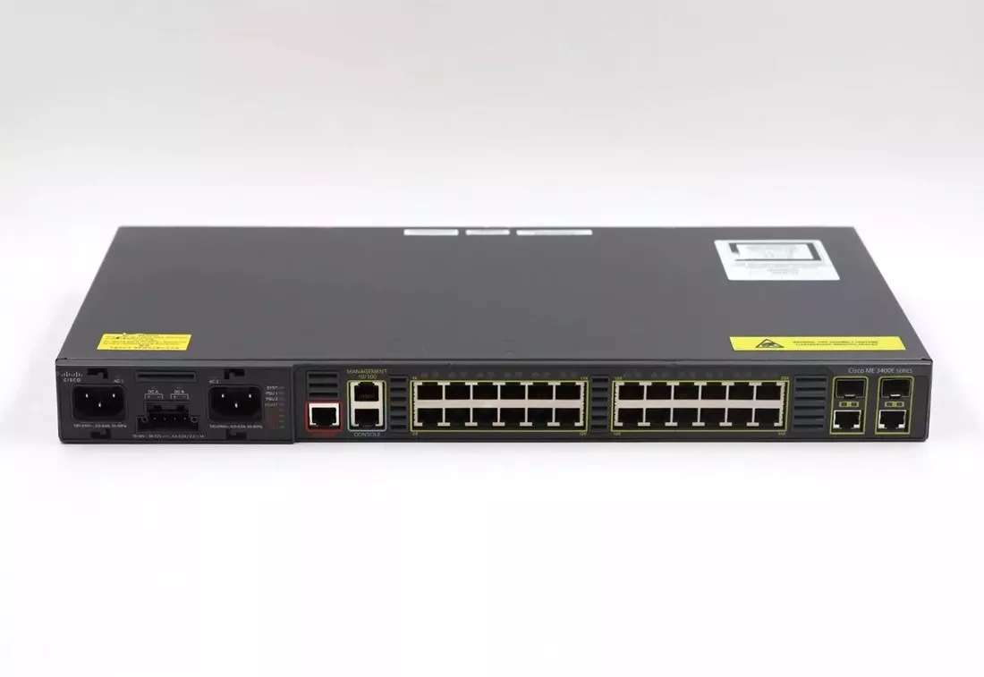 Cisco ME-3400E-24TS-M ME3400E 24 10/100 + 2 Combo ports Ethernet Access Switch