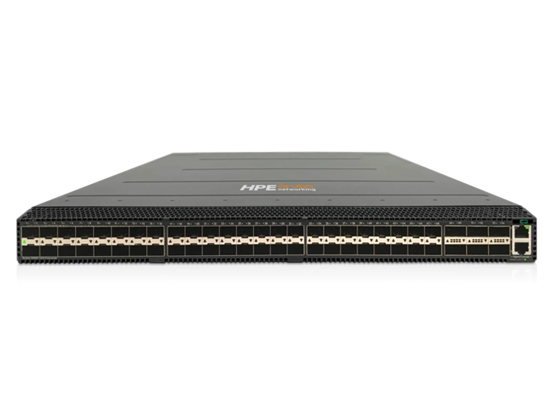 HPE R8S96-61001 Aruba CX 10000 48Y6C Dist Services 48p 25G SFP/SFP+/SFP28 6p 100G QSFP+/QSFP28 Switch