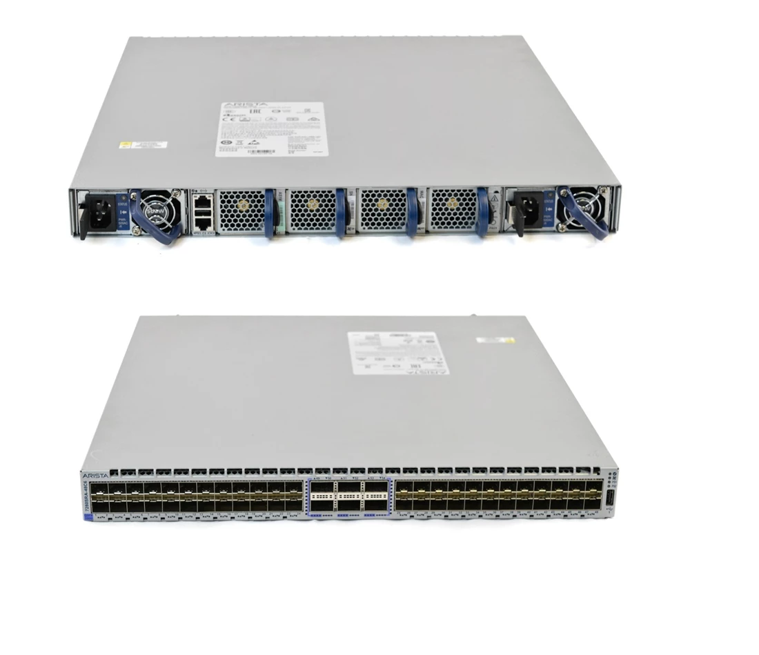 Arista DCS-7280SRA-48C6-R 7280R 48x10GbE (SFP+) 6x100GbE QSFP rear to front air switch