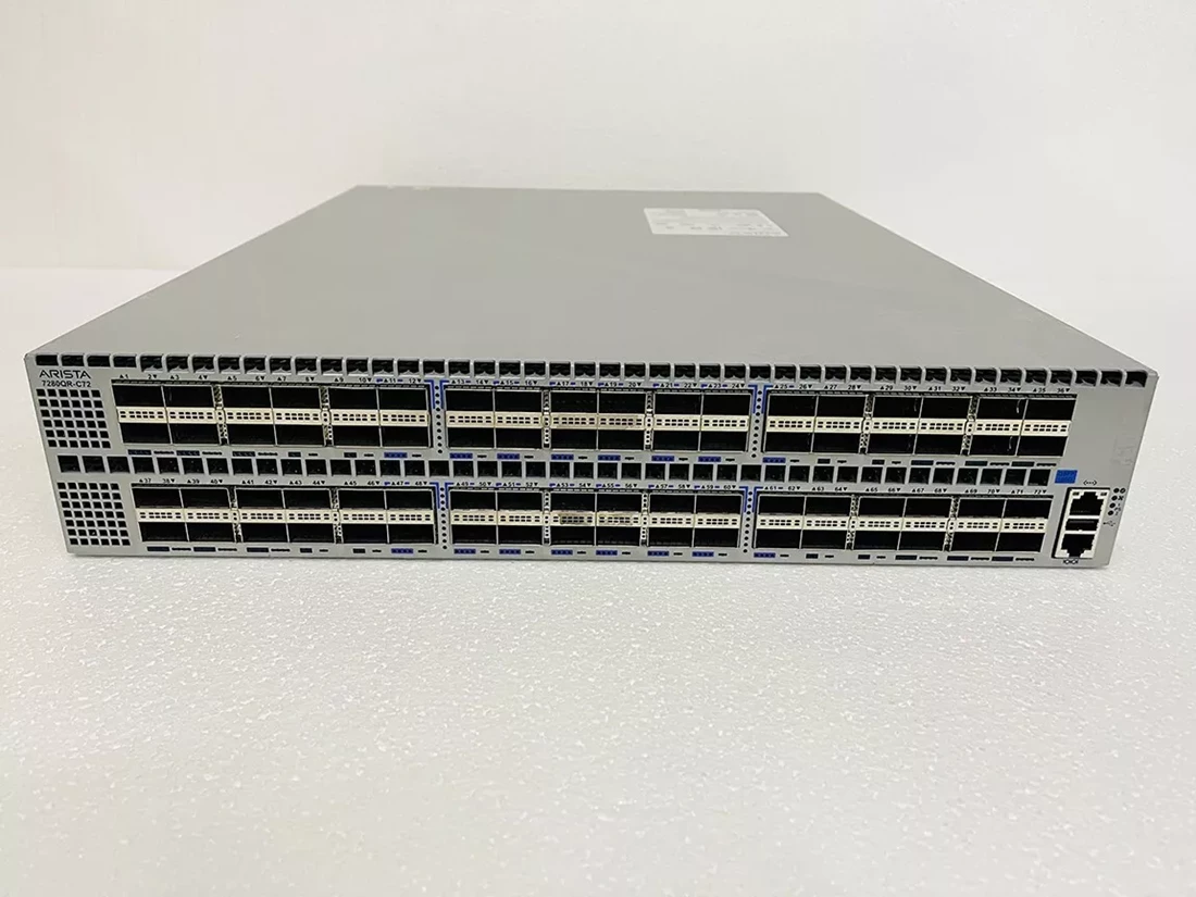 Arista DCS-7280QR-C72-F 56x 40GB QSFP+ 16x 100GB QSFP Front-to-Back Air Switch