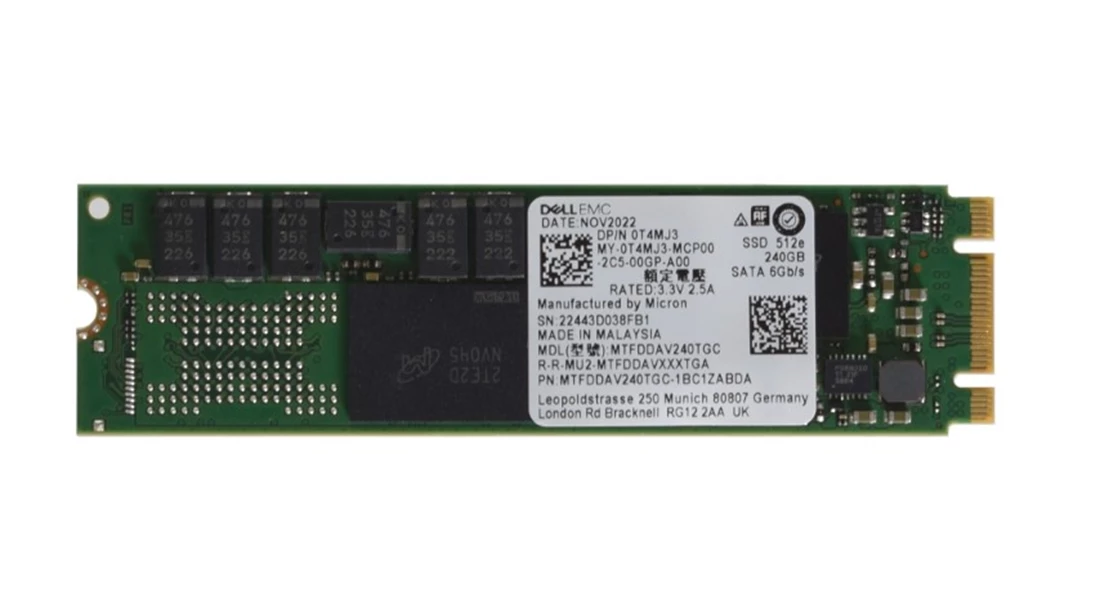 新品未使用 M.2 2280 240GB×2 sata240GB×1 HPE MR000240GWFLU 240GB DS SATA-6G Mixed Use M.2 2280 G9 G10