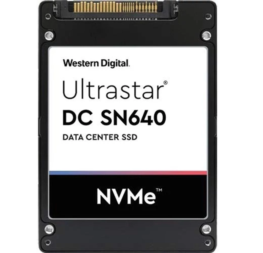 WD WUS4BB076D7P3E4 Ultrastar DC SN640 7.68TB PCIe Gen 3.1 U.2 NVMe 2.5inch TCG Ruby SSD