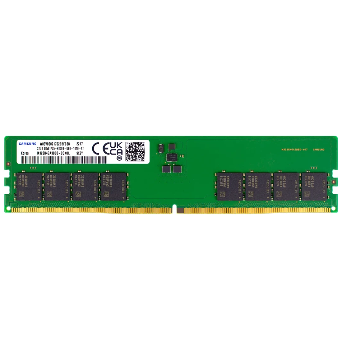 Samsung M323R4GA3BB0-CQKOD  32G DDR5 4800Mbps Non ECC Reg Memory New