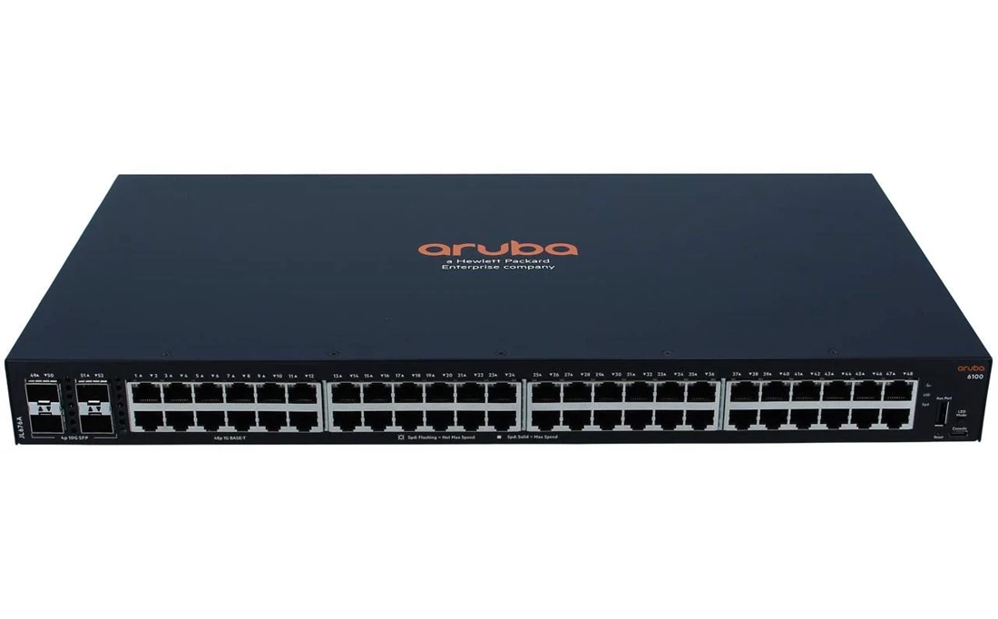 HPE JL676-61101 Aruba 6100 48G Class4 Poe 4sfp+ Switch