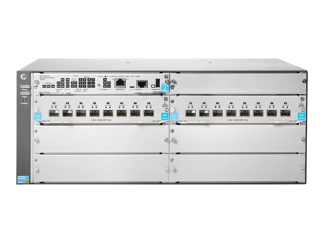 HPE JL095-61101 Aruba 5406R 16P Sfp+ (No PSU) v3 zl2 Modular Switch